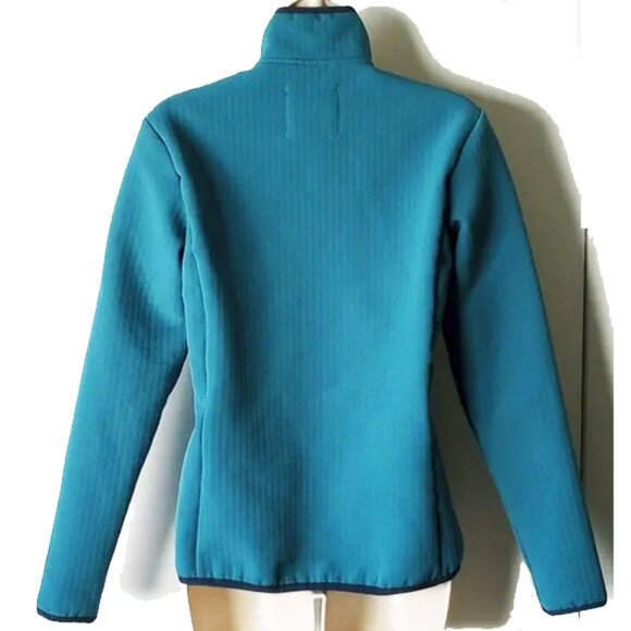 NWOT Mountain Equipment Company Scuba Fleece Zip Jacket XS Aqua Navy - Picture 2 of 6